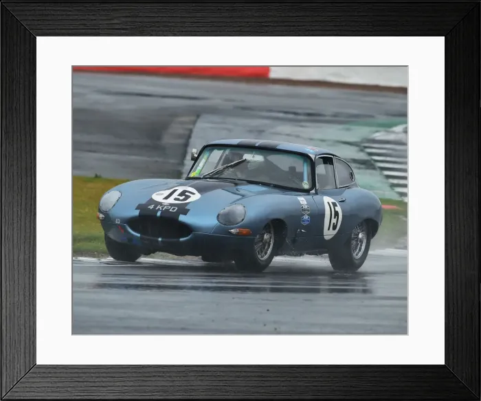 Framed Print : CM29 0866 John Burton, Jaguar E-Type Framed Print : CM29 0866 John Burton, Jaguar E-Type