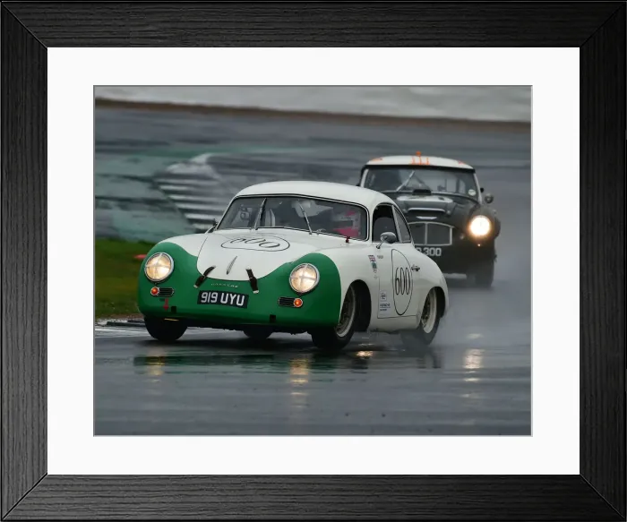 Framed Print : CM29 0853 Sam Tordoff, Porsche 356 1500S PreA