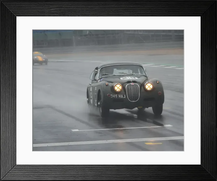 Framed Print : CM29 0798 Rick Willmott, Jaguar XK150 FHC