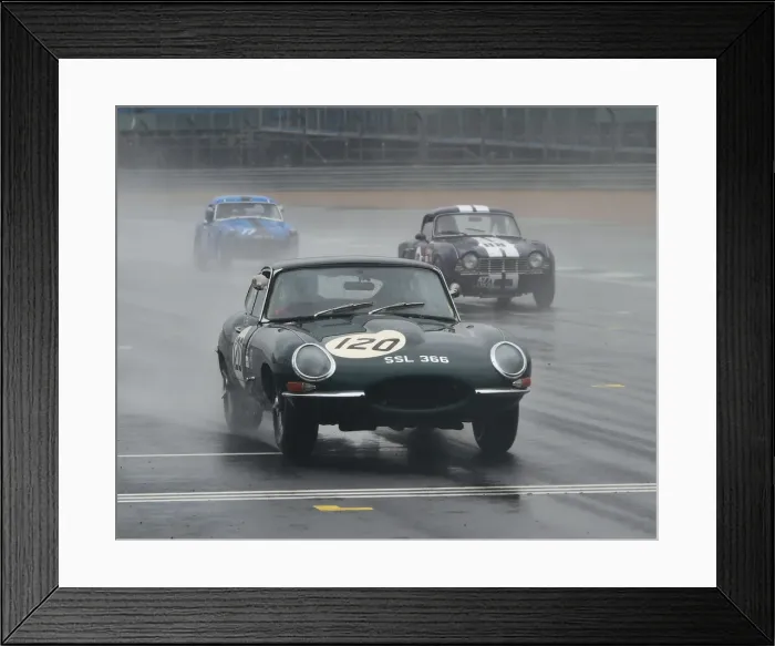 Framed Print : CM29 0787 Michael O Shea, David Hall, Jaguar E-Type Framed Print : CM29 0787 Michael O Shea, David Hall, Jaguar E-Type