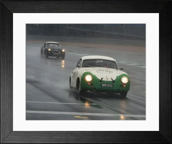 Framed Print : CM29 0782 Sam Tordoff, Porsche 356 1500S PreA
