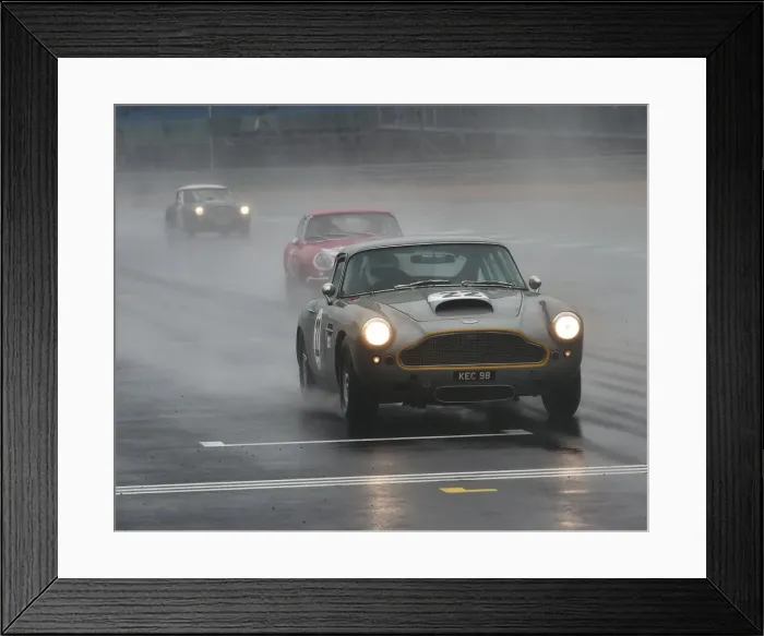 Framed Print : CM29 0767 Les Goble, George Miller, Aston Martin DB4 GT Framed Print : CM29 0767 Les Goble, George Miller, Aston Martin DB4 GT