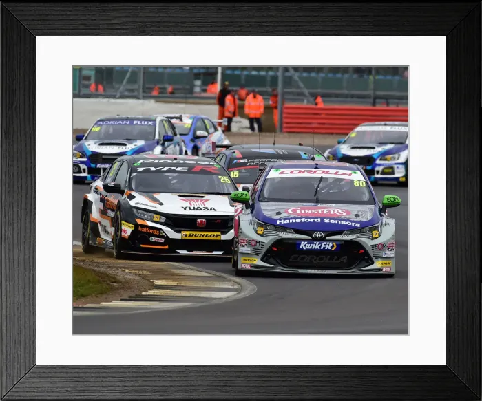 Framed Print : CM29 6643 Tom Ingram, Toyota Corolla Framed Print : CM29 6643 Tom Ingram, Toyota Corolla