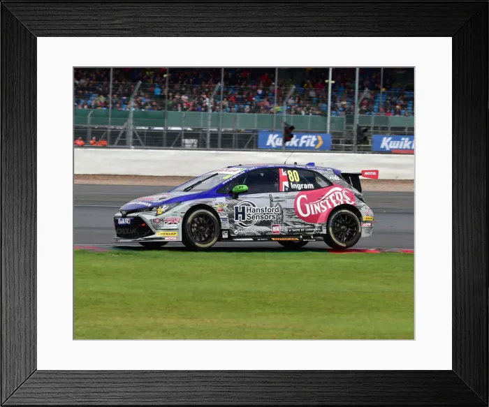 Framed Print : CM29 6767 Tom Ingram, Toyota Corolla Framed Print : CM29 6767 Tom Ingram, Toyota Corolla