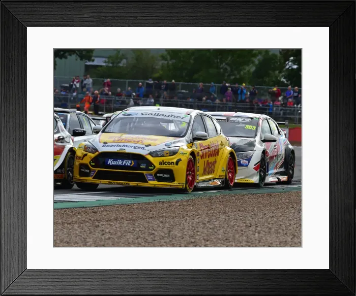 Framed Print : CM29 7237 Tom Chilton, Ford Focus RS Framed Print : CM29 7237 Tom Chilton, Ford Focus RS