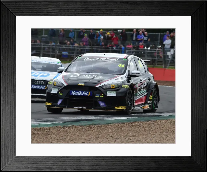 Framed Print : CM29 7288 Michael Caine, Ford Focus RS