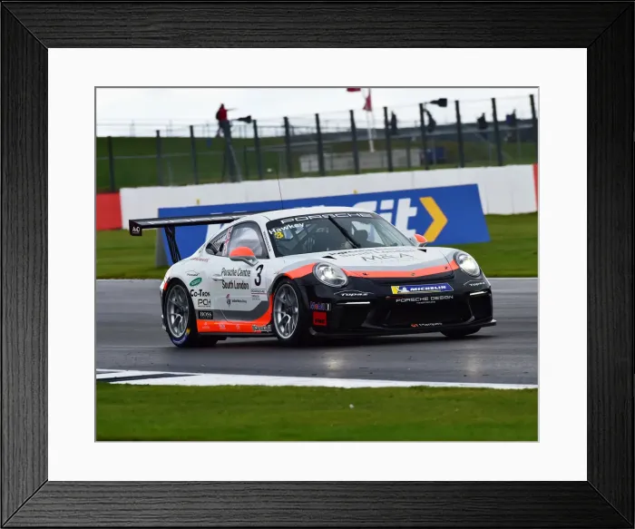 Framed Print : CM29 7637 Esmee Hawkey, Porsche 911 GT3 Cup Framed Print : CM29 7637 Esmee Hawkey, Porsche 911 GT3 Cup
