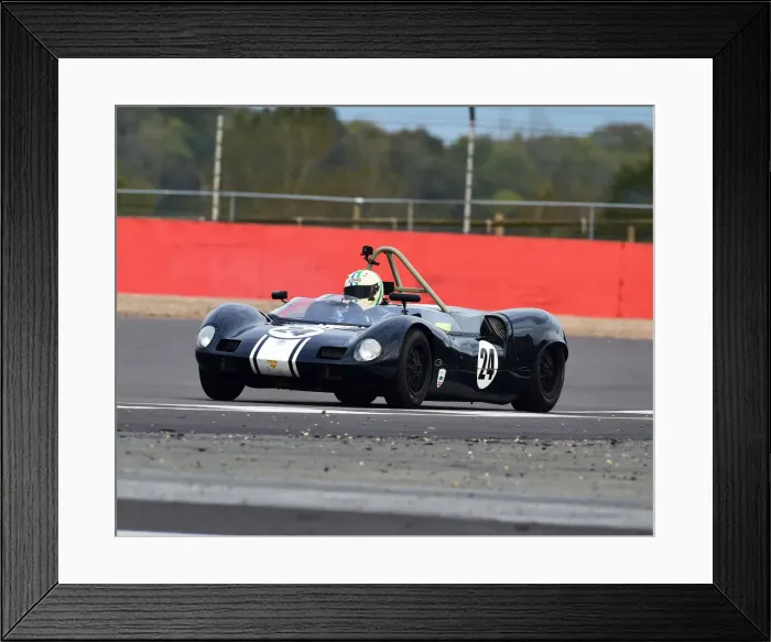 Framed Print : CM29 9326 Nick Pancisi, Elva Mk7 Framed Print : CM29 9326 Nick Pancisi, Elva Mk7