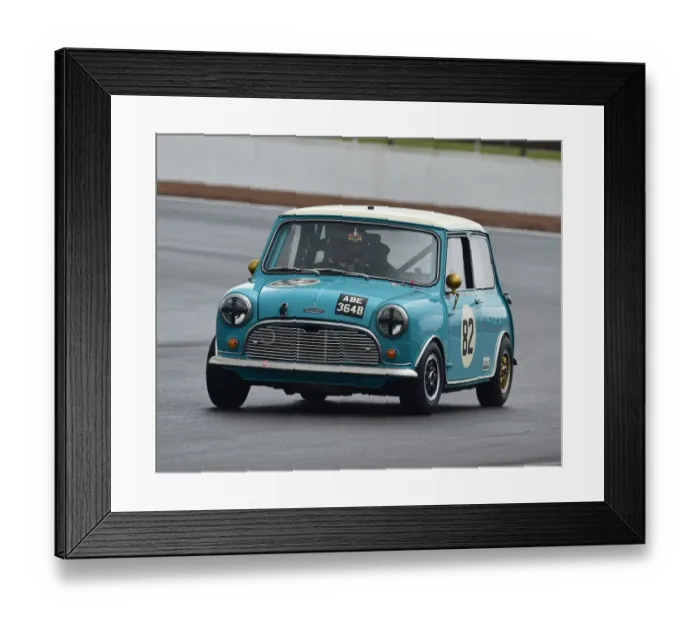 Framed Print : CM29 1353 Harvey Death, Austin Mini Cooper S