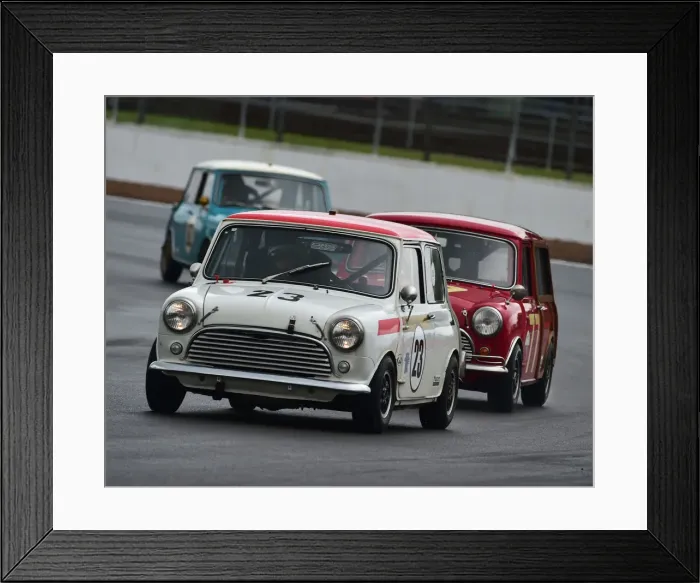 Framed Print : CM29 1352 Tina Cooper, Austin Mini Cooper S Framed Print : CM29 1352 Tina Cooper, Austin Mini Cooper S