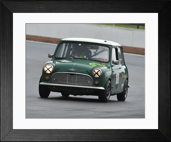 Framed Print : CM29 1351 Ollie Streek, Austin Mini Cooper S Framed Print : CM29 1351 Ollie Streek, Austin Mini Cooper S