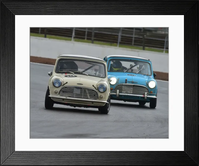Framed Print : CM29 1334 Tom Bell, Austin Mini Cooper S