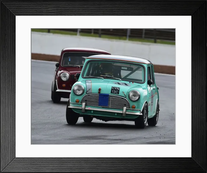 Framed Print : CM29 1330 Michael Caine, Austin Mini Cooper S Framed Print : CM29 1330 Michael Caine, Austin Mini Cooper S