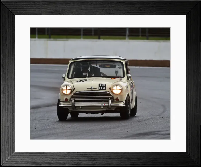 Framed Print : CM29 1326 Darren Turner, Morris Mini Cooper S Framed Print : CM29 1326 Darren Turner, Morris Mini Cooper S
