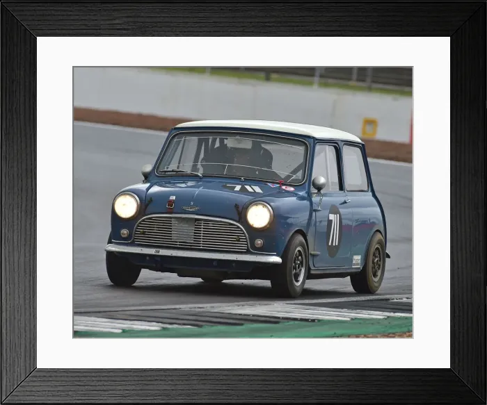 Framed Print : CM29 1343 Dan Lewis, Austin Mini Cooper S