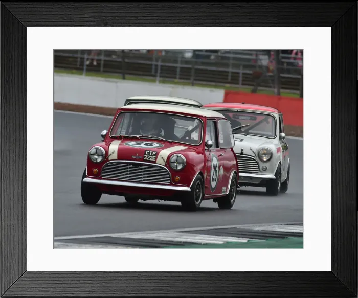 Framed Print : CM29 1249 John Grant, Austin Mini Cooper S Framed Print : CM29 1249 John Grant, Austin Mini Cooper S
