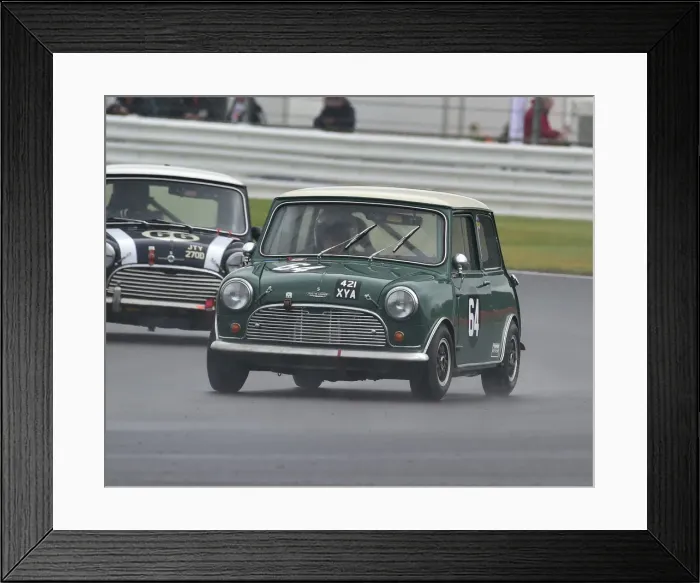 Framed Print : CM29 1132 Peter Clews, Austin Mini Cooper S