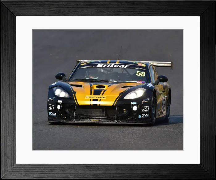 Framed Print : CM29 9675 Peter Bassill, Emily Linscott, Ginetta G55 Supercup