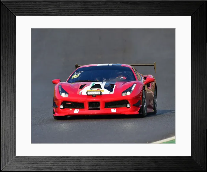 Framed Print : CM29 9706 Lucky Khera, Lee Frost, Ferrari 488 Challenge Framed Print : CM29 9706 Lucky Khera, Lee Frost, Ferrari 488 Challenge