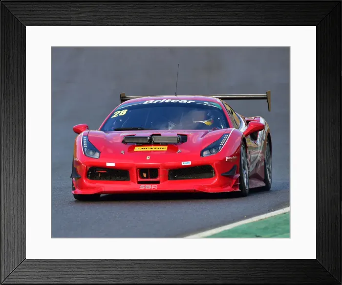 Framed Print : CM29 9709 Paul Bailey, Andy Schultz, Ferrari 488 Challenge Framed Print : CM29 9709 Paul Bailey, Andy Schultz, Ferrari 488 Challenge