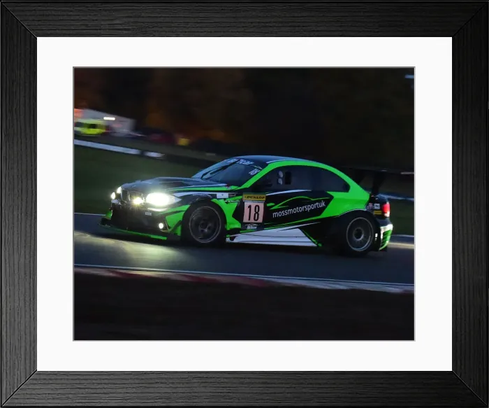 Framed Print : CM30 0433 Mike Moss, Ollie Hancock, BMW 1M E82