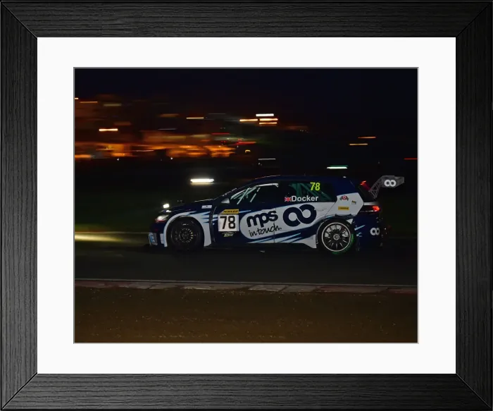 Framed Print : CM30 0485 Tim Docker, VW Golf TCR Framed Print : CM30 0485 Tim Docker, VW Golf TCR