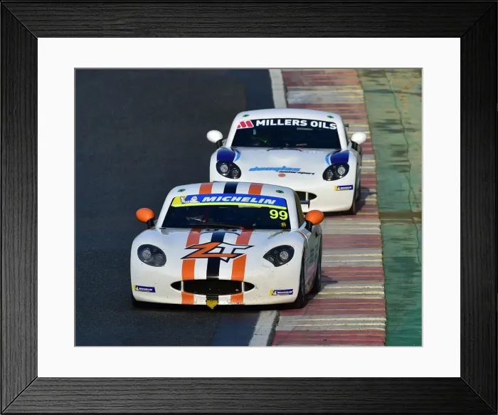 Framed Print : CM29 9652 Zak Taylor, Ginetta G40 Junior Framed Print : CM29 9652 Zak Taylor, Ginetta G40 Junior