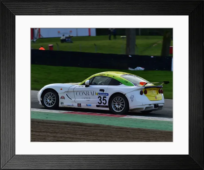 Framed Print : CM29 9822 Ben Kasperczak, Ginetta G40 Junior Framed Print : CM29 9822 Ben Kasperczak, Ginetta G40 Junior