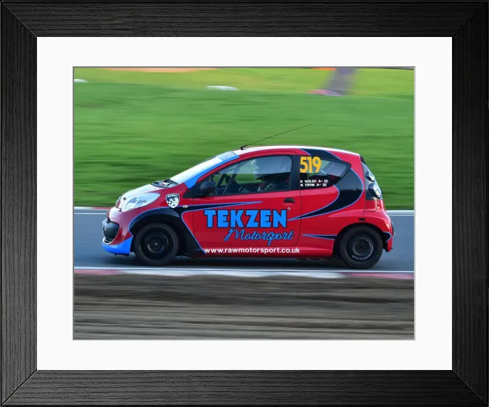 Framed Print : CM30 0146 Neil Tiffin, Robin Welsh, Citroen C1