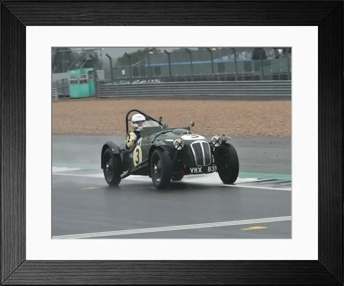 Framed Print : CM29 0115 Steve Ward, Frazer Nash Le Mans