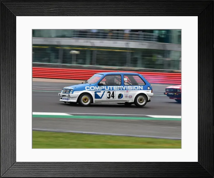 Framed Print : CM29 2781 Patrick Watts, MG Metro Turbo Framed Print : CM29 2781 Patrick Watts, MG Metro Turbo