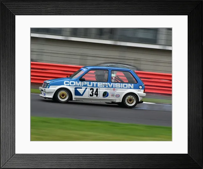 Framed Print : CM29 2762 Patrick Watts, MG Metro Turbo Framed Print : CM29 2762 Patrick Watts, MG Metro Turbo