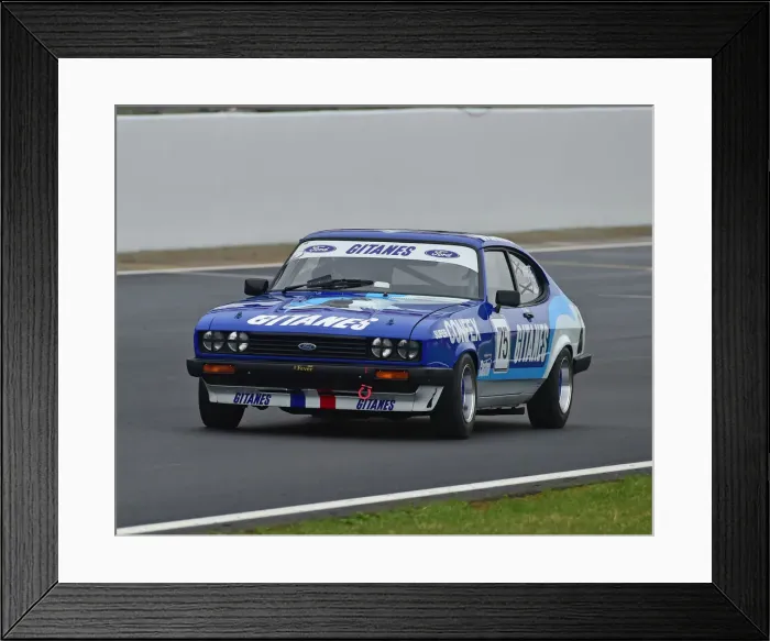 Framed Print : CM29 2582 Jonathan White, Ford Capri MK3