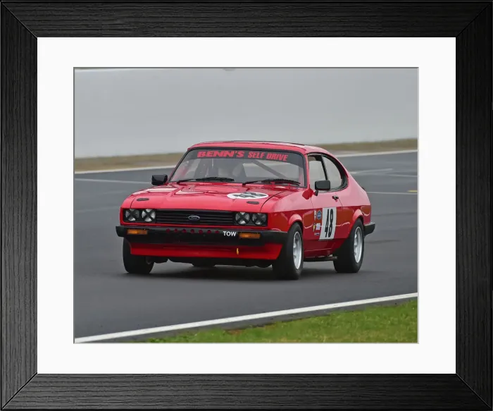 Framed Print : CM29 2580 Robin Benn, Ford Capri