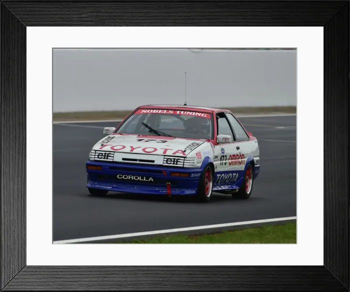Framed Print : CM29 2577 John Danby, Simon Watts, Toyota Corolla 1600 GT Framed Print : CM29 2577 John Danby, Simon Watts, Toyota Corolla 1600 GT