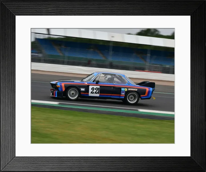Framed Print : CM29 2922 Alex Elliott, BMW 3 litre CSL, Batmobile Framed Print : CM29 2922 Alex Elliott, BMW 3 litre CSL, Batmobile