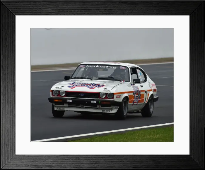 Framed Print : CM29 2573 James Slaughter, Ford Capri Mk3 S Framed Print : CM29 2573 James Slaughter, Ford Capri Mk3 S