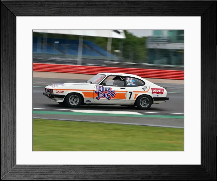 Framed Print : CM29 2829 James Slaughter, Ford Capri Mk3 S Framed Print : CM29 2829 James Slaughter, Ford Capri Mk3 S