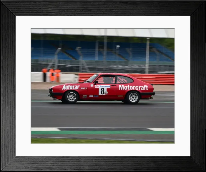 Framed Print : CM29 2963 Mike Whitaker, Ford Capri Framed Print : CM29 2963 Mike Whitaker, Ford Capri