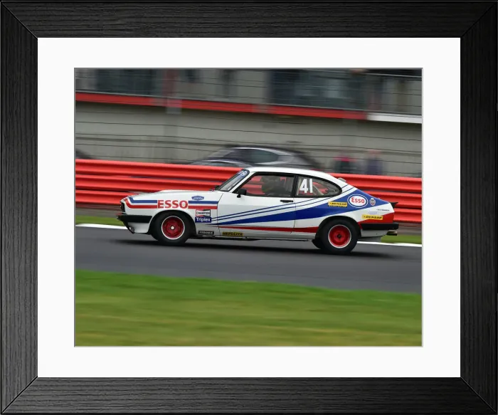 Framed Print : CM29 2735 George Pochciol, James Hanson, Ford Capri