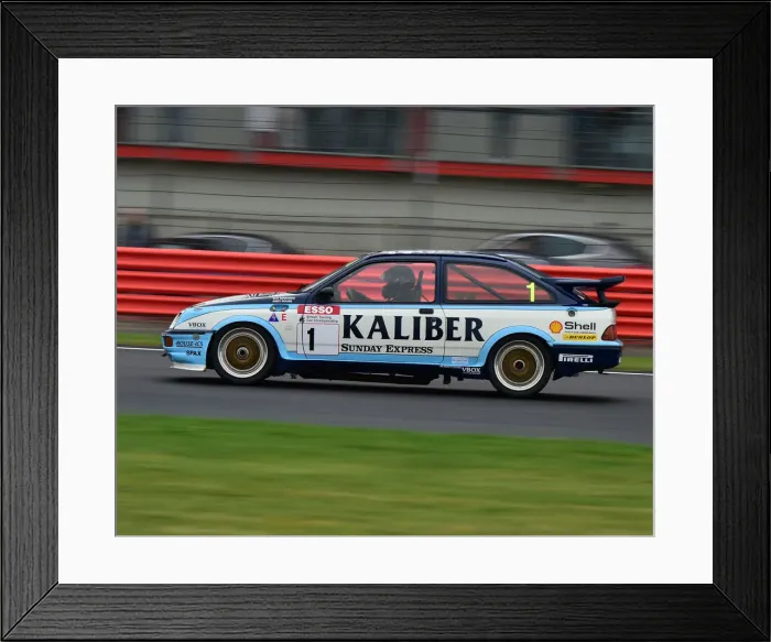 Framed Print : CM29 2687 Julian Thomas, Calum Lockie, Ford Sierra Cosworth RS500