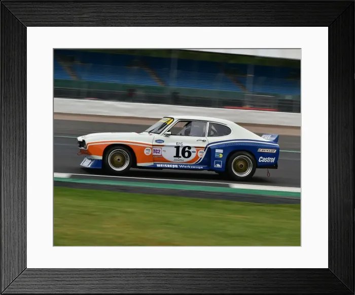 Framed Print : CM29 2897 Steve Dance, Ford Capri Framed Print : CM29 2897 Steve Dance, Ford Capri