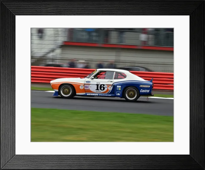Framed Print : CM29 2720 Steve Dance, Ford Capri Framed Print : CM29 2720 Steve Dance, Ford Capri