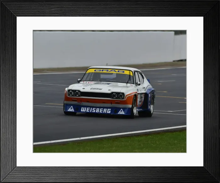 Framed Print : CM29 2549 Steve Dance, Ford Capri Framed Print : CM29 2549 Steve Dance, Ford Capri