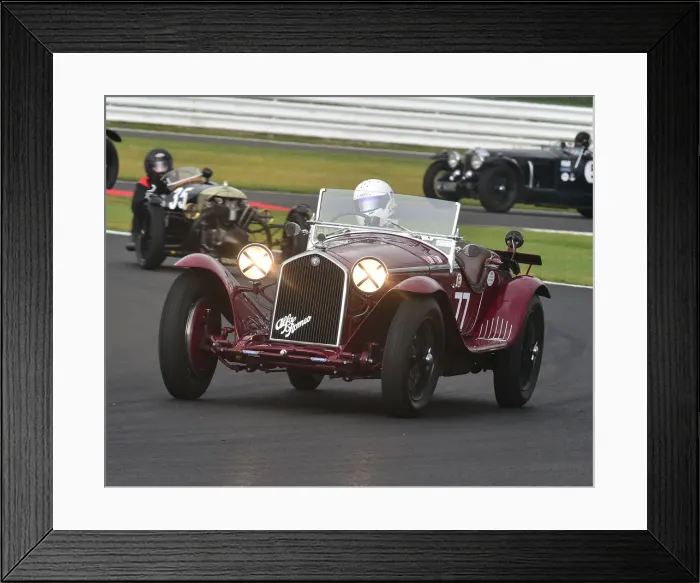 Framed Print : CM29 1896 Niklas Halusa, Alfa Romeo 8C 2300 Zagato Spyder