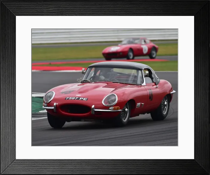 Framed Print : CM29 3256 Gregor Fisken, John Clark, Jaguar E-Type Framed Print : CM29 3256 Gregor Fisken, John Clark, Jaguar E-Type