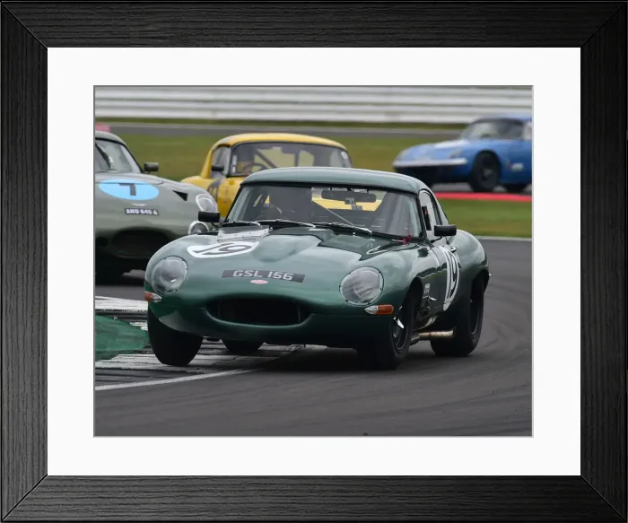 Framed Print : CM29 3241 Tony Best, Charlie Jones-Best, Jaguar E-Type Framed Print : CM29 3241 Tony Best, Charlie Jones-Best, Jaguar E-Type