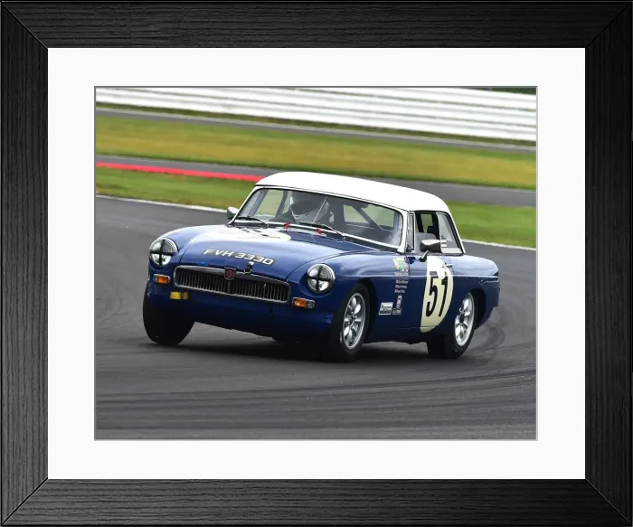 Framed Print : CM29 3213 Olivia Wilkinson, Austin Kinsella, MG B Roadster