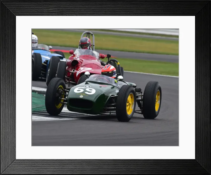 Framed Print : CM29 3471 Benn Tilley, Lotus 18 Framed Print : CM29 3471 Benn Tilley, Lotus 18