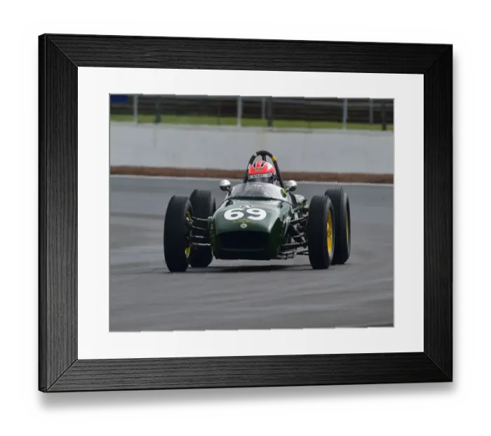 Framed Print : CM29 1367 Benn Tilley, Lotus 18 Framed Print : CM29 1367 Benn Tilley, Lotus 18